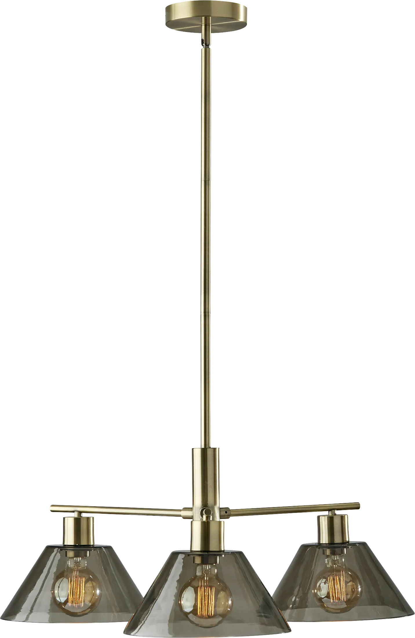 Jacelyn Point Brass Chandelier