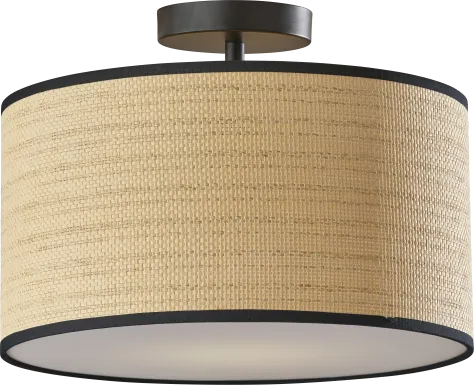 Pacifica Circle Black Pendant