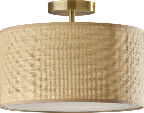 Pacifica Circle Brass Pendant