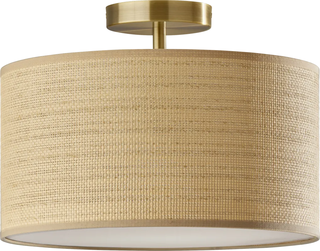 Pacifica Circle Brass Pendant