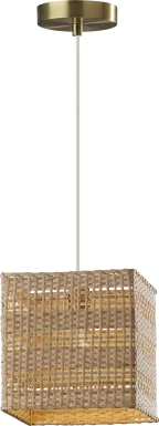 Whatley Nest Brass Pendant