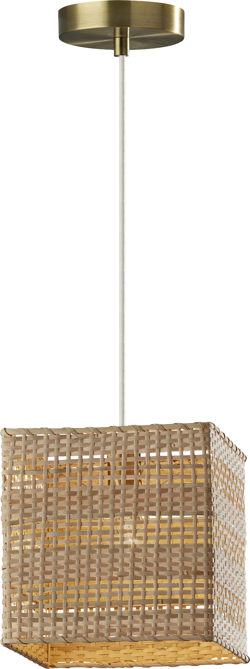 Whatley Nest Brass Pendant - Image 1