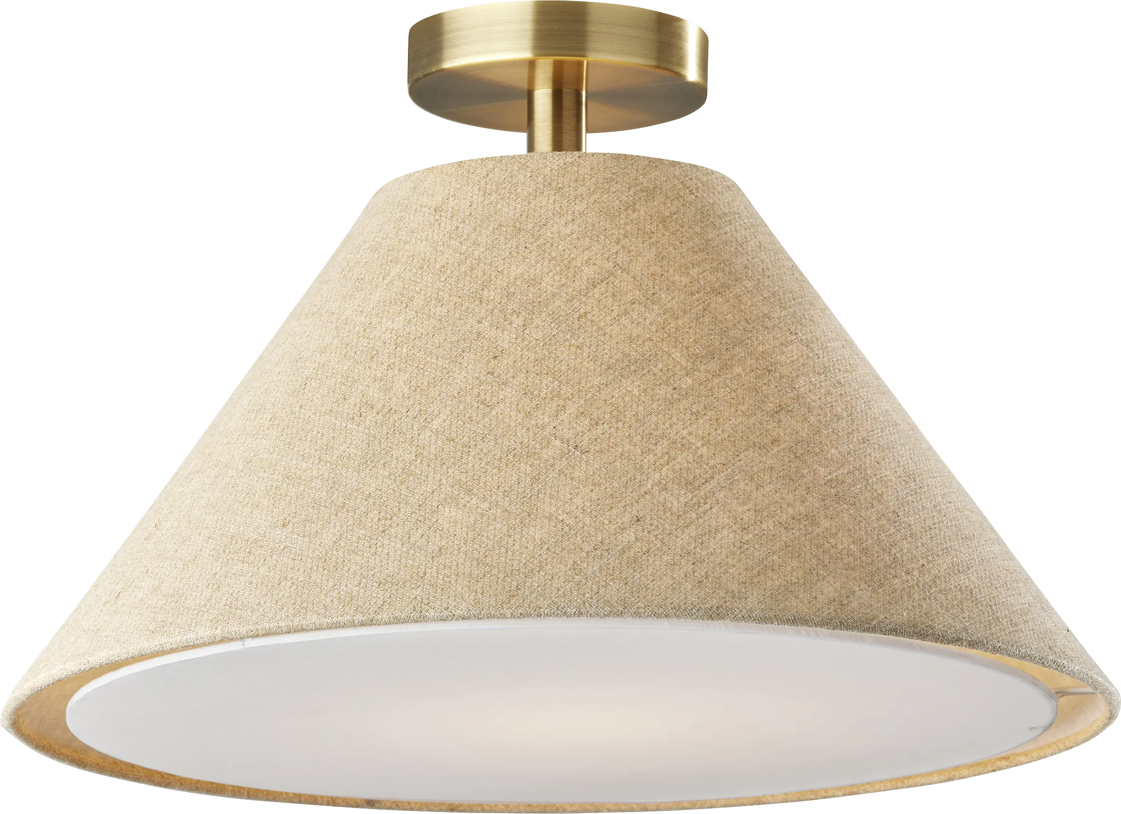 Bellflower Hollow Beige Pendant