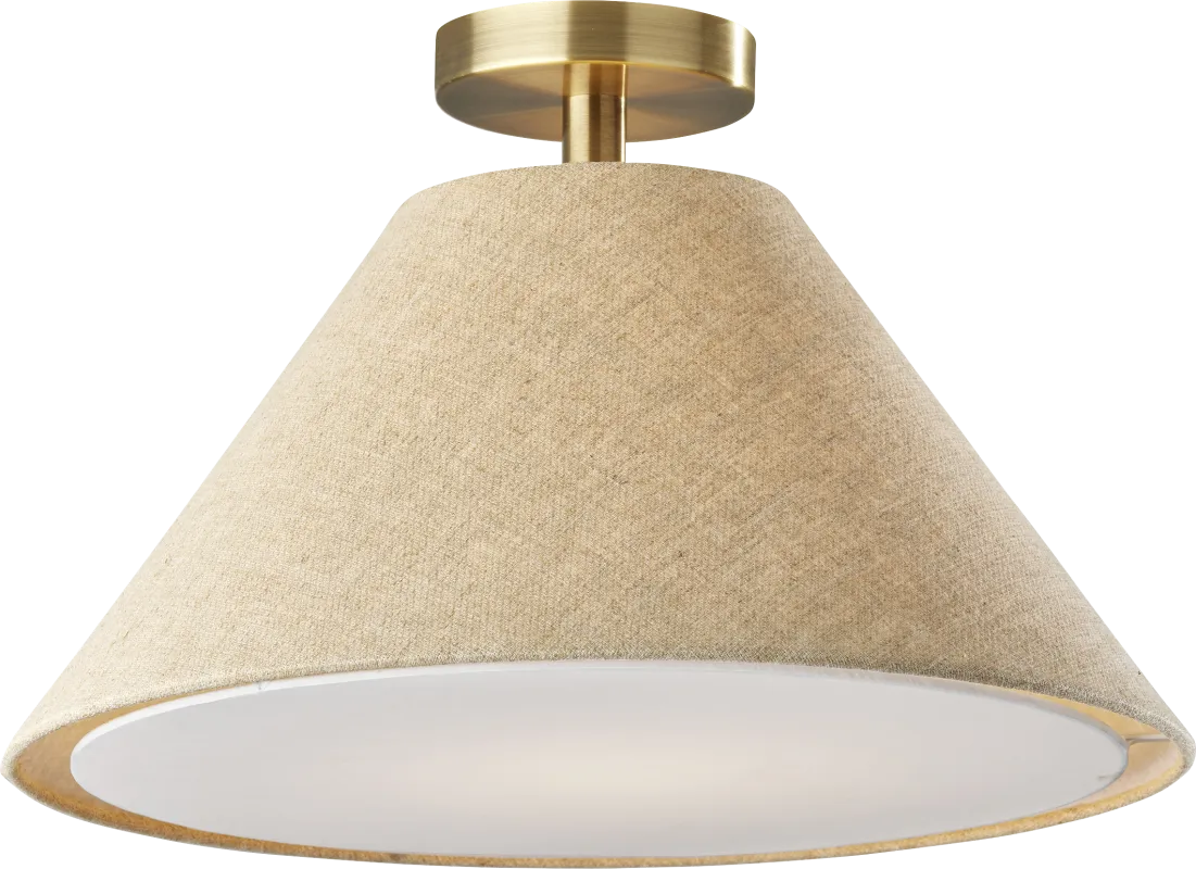 Bellflower Hollow Beige Pendant