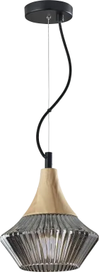 Fireside Gate Black Pendant