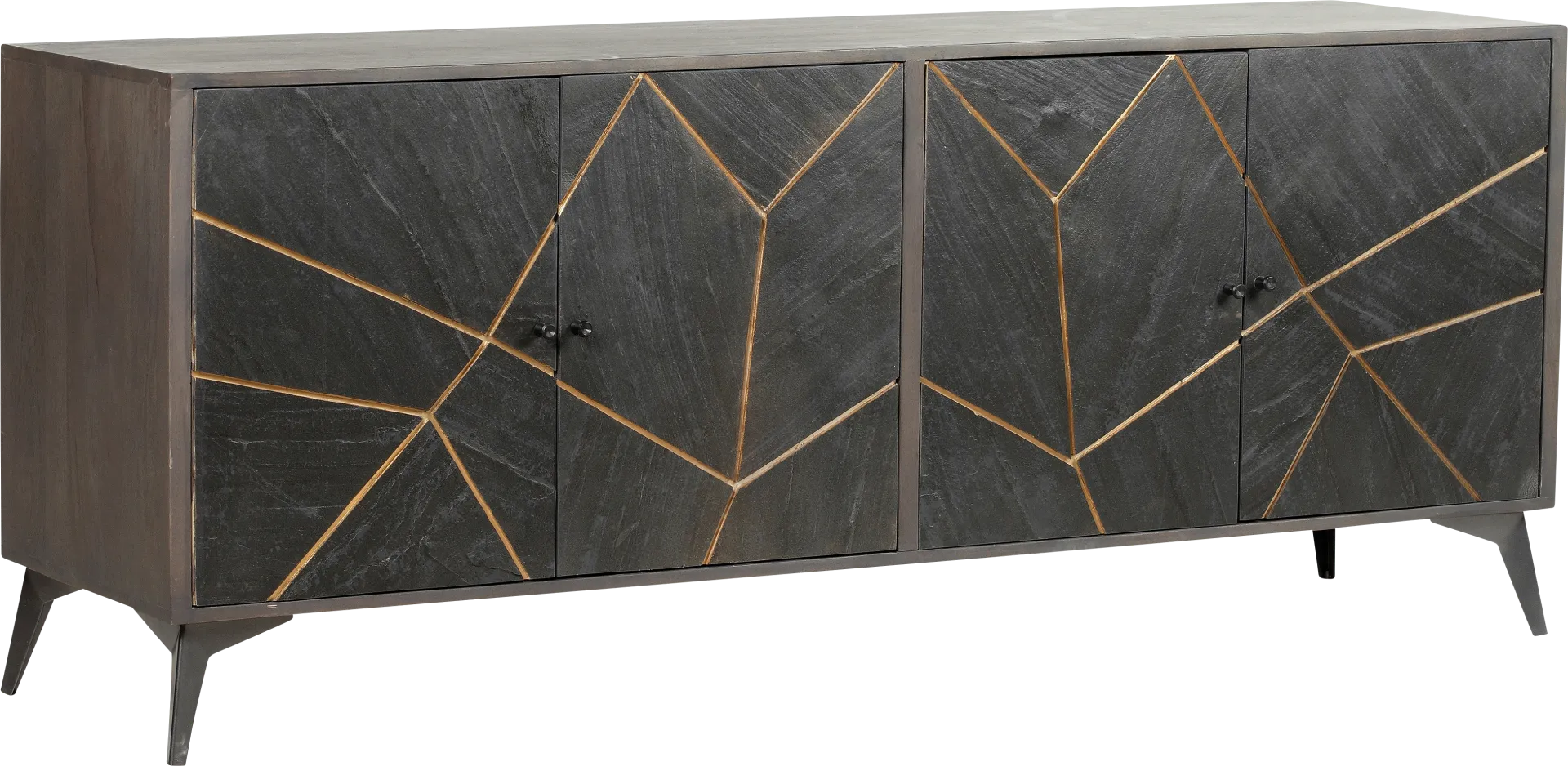 Tynemouth Gray Credenza - Image 1