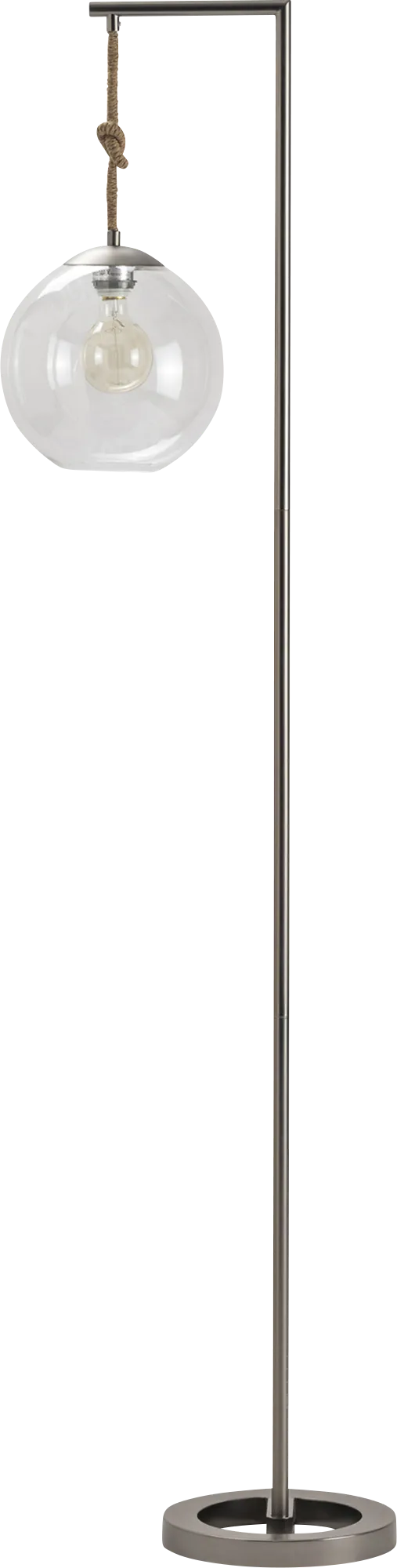Summit Circle Gray Floor Lamp - Image 1
