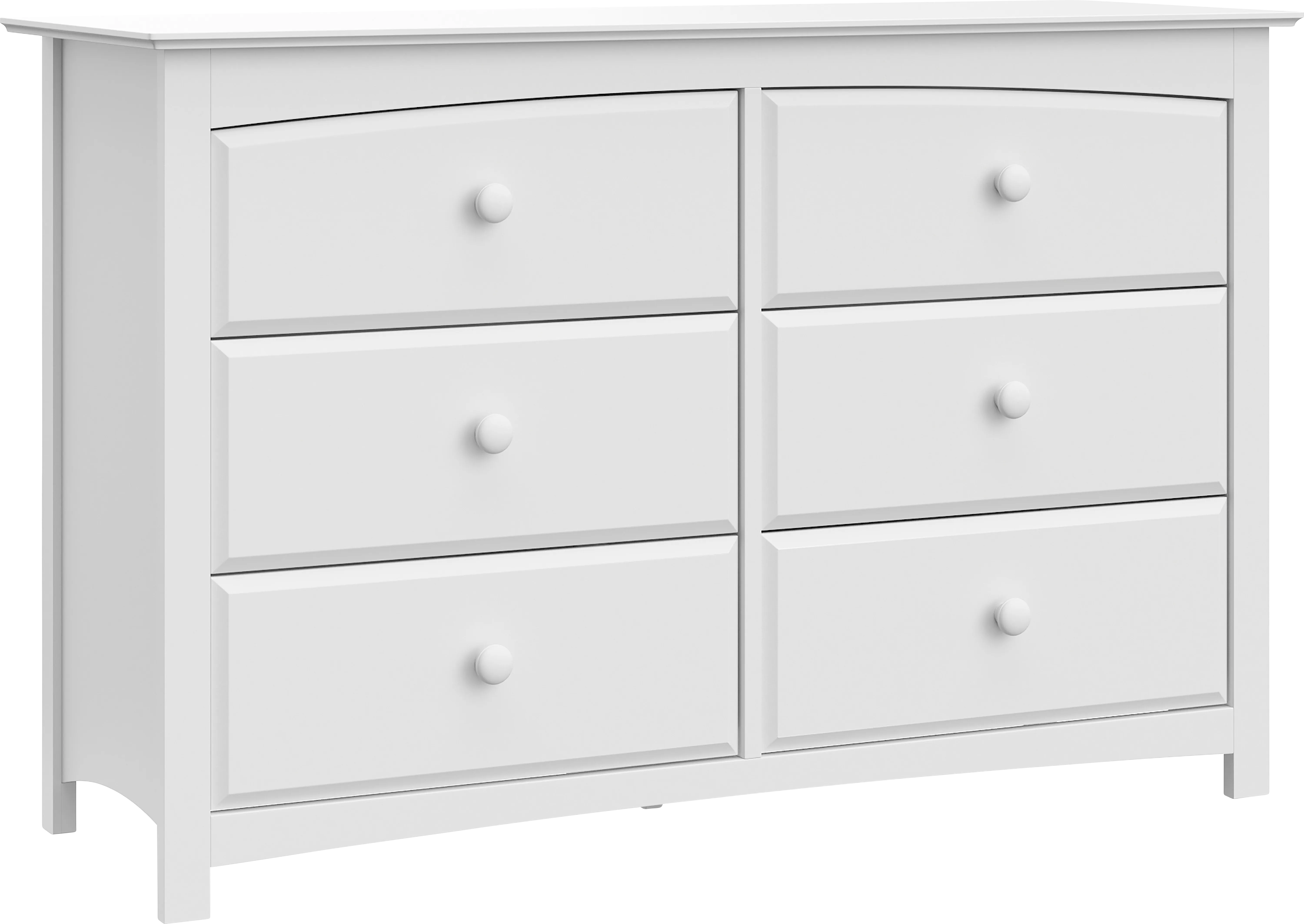 Kids Theophilus White 6 Drawer Dresser - Thumbnail - Image 1