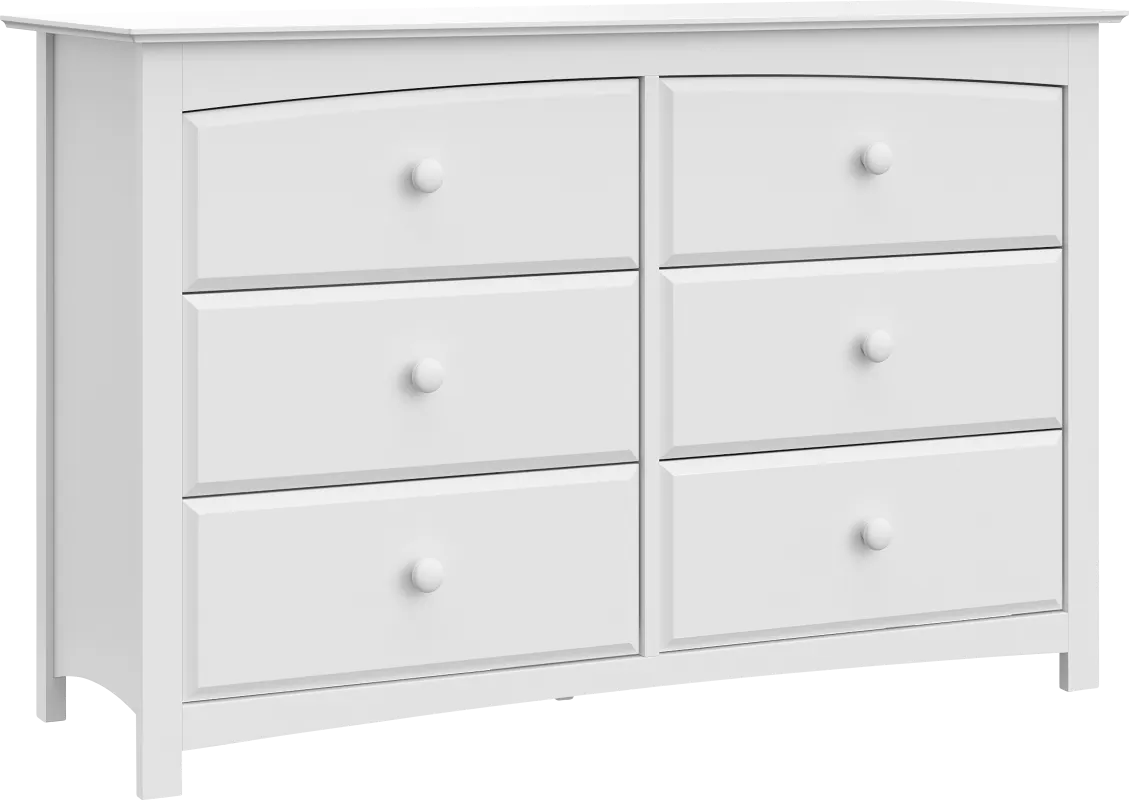 Kids Theophilus White 6 Drawer Dresser