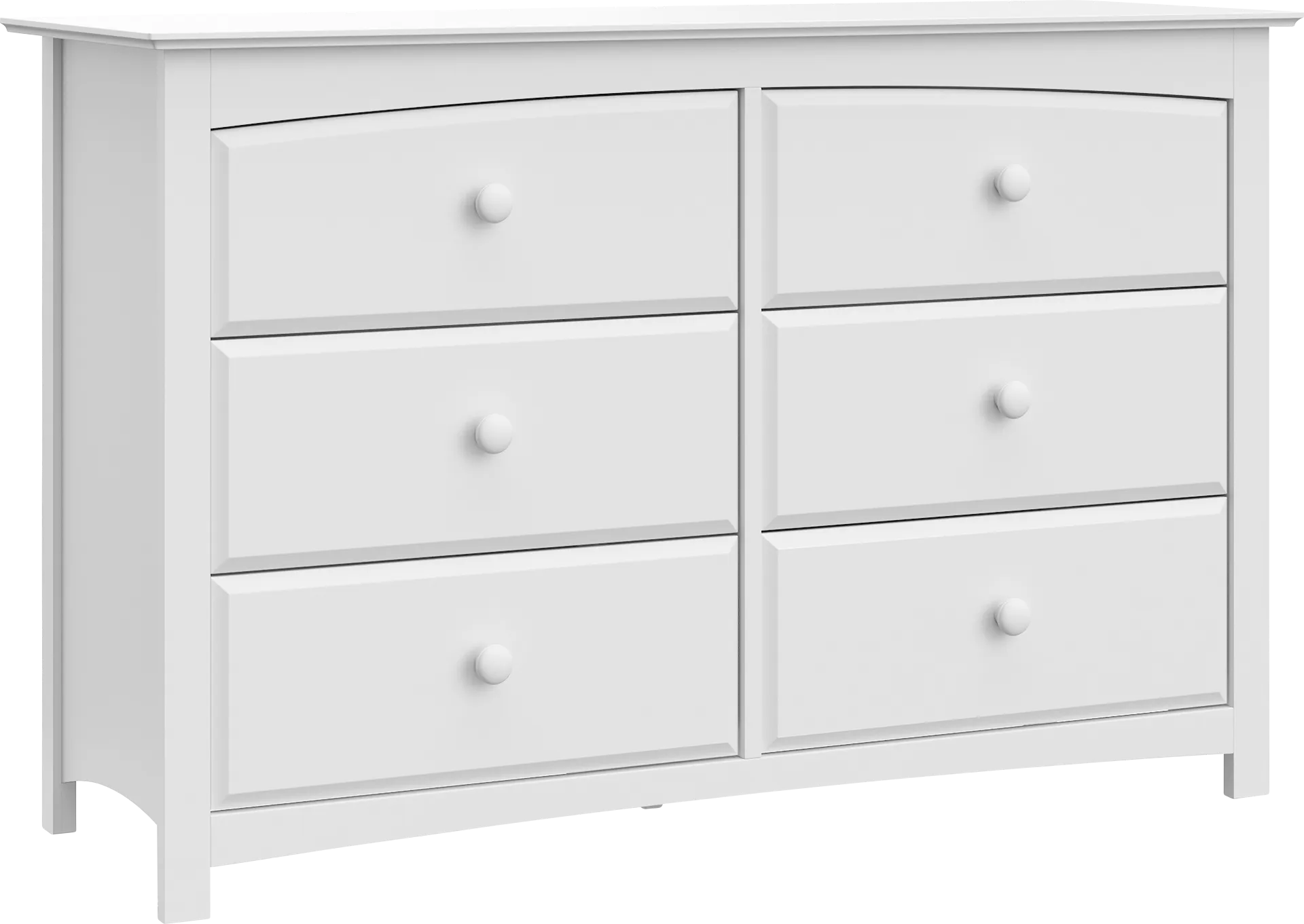 Kids Theophilus White 6 Drawer Dresser - Image 1