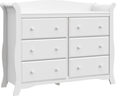 Kids Jaice White 6 Drawer Dresser