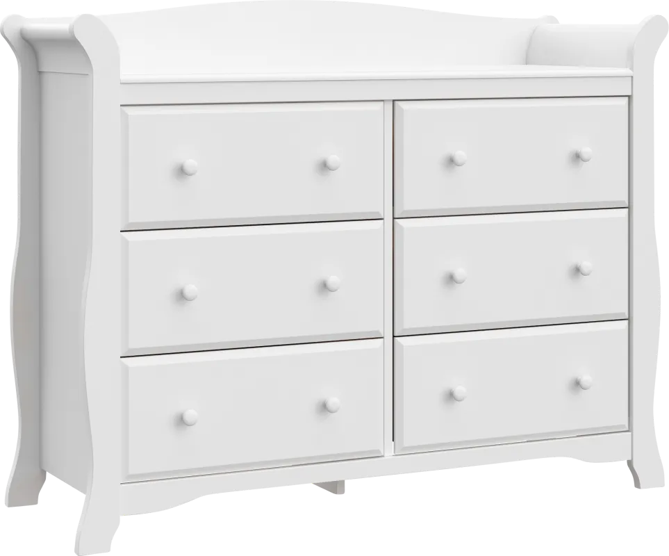 Kids Jaice White 6 Drawer Dresser