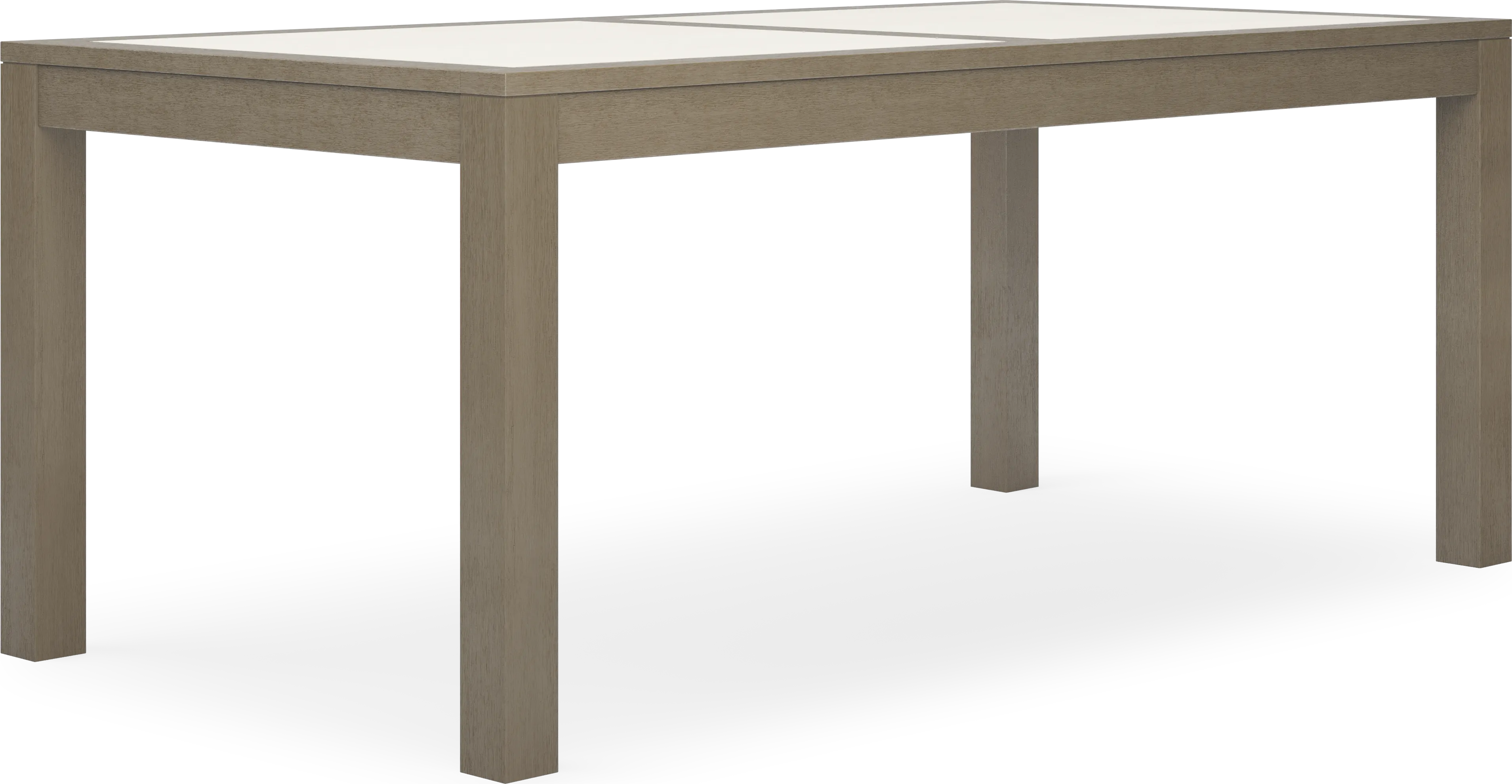 Lake Tahoe Gray 5 Pc Rectangle Outdoor Dining Set with Seagull Cushions - Thumbnail - Image 2