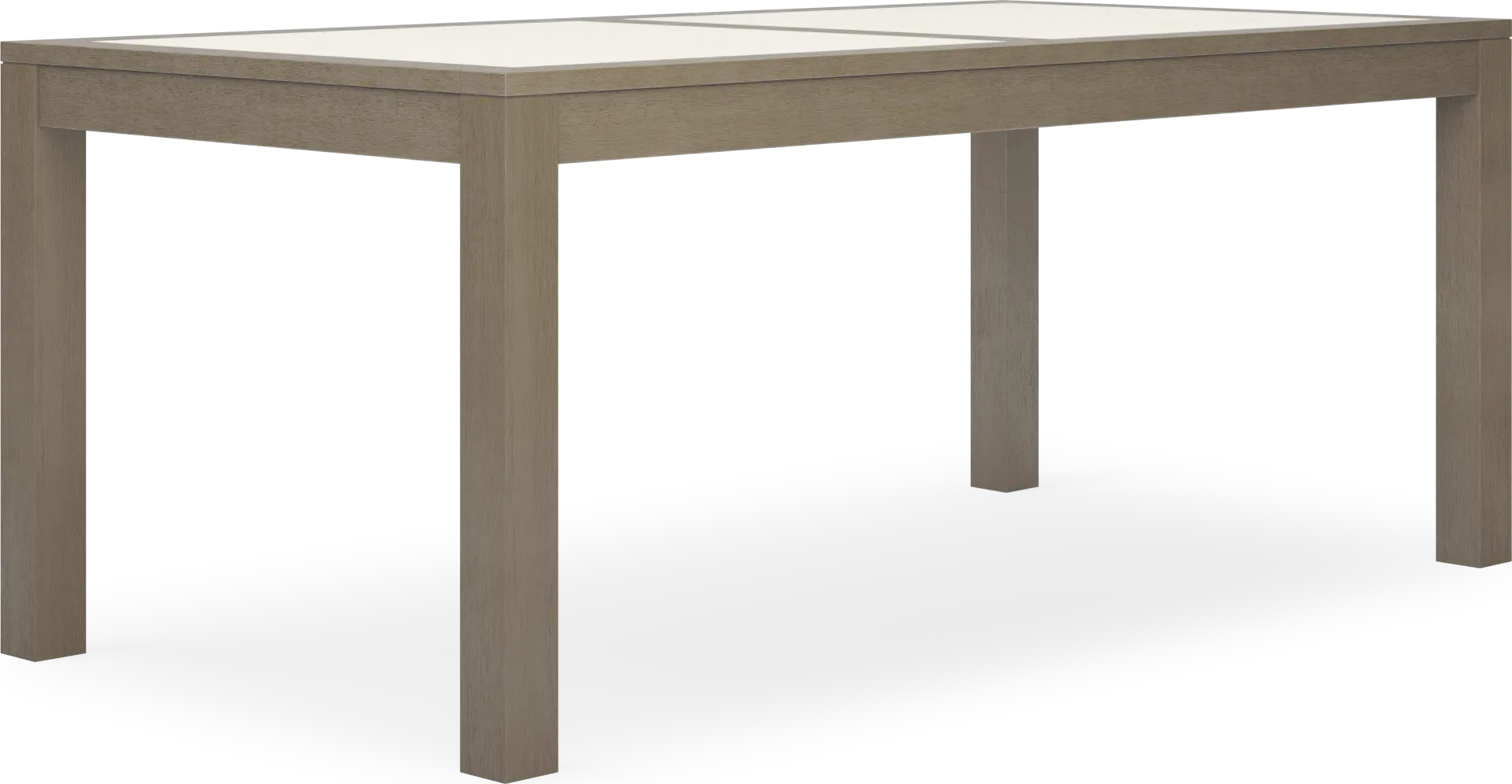 Lake Tahoe Gray 5 Pc Rectangle Outdoor Dining Set with Seagull Cushions - Image 2