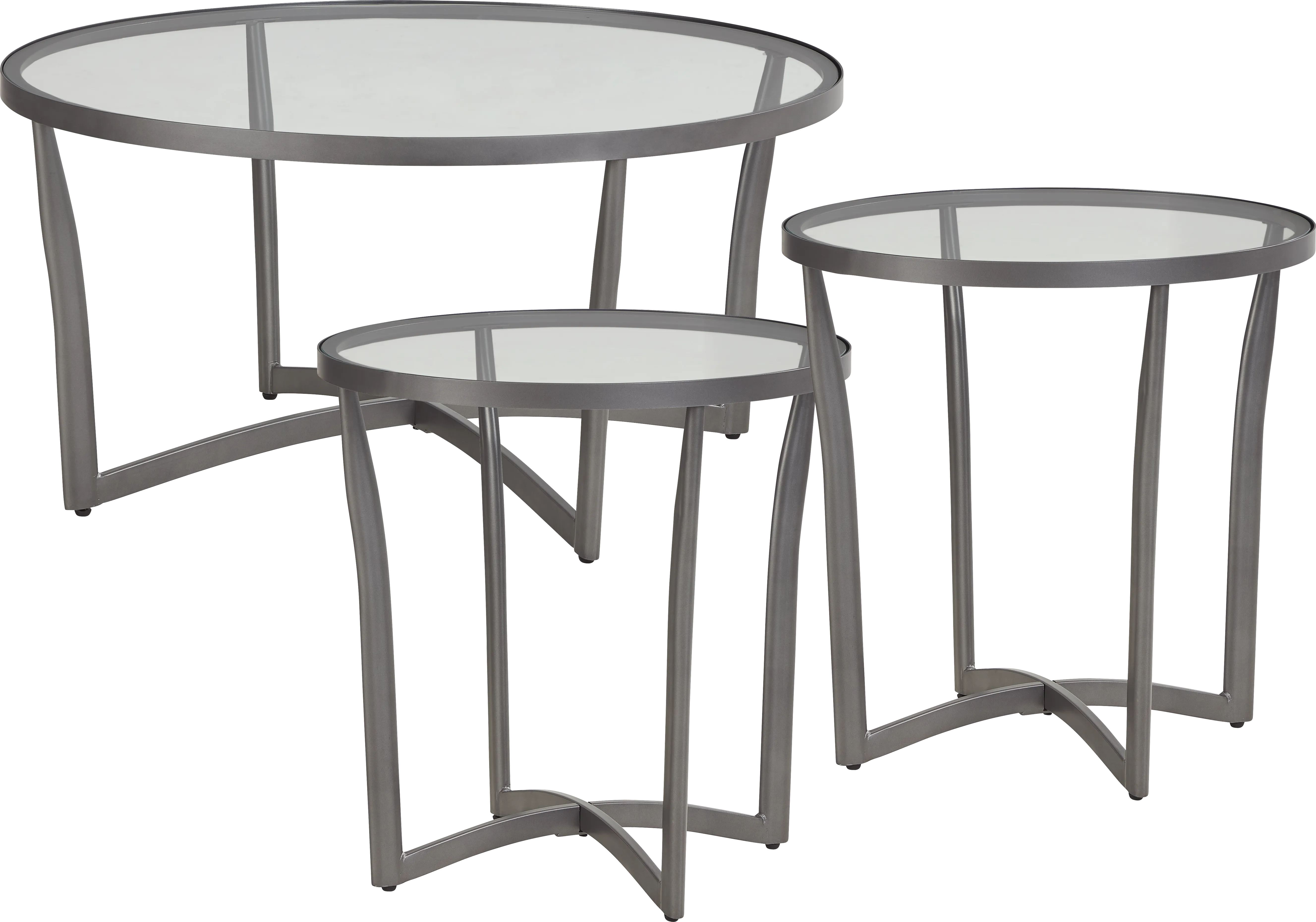 Tipton Terrace Black 3 Pc Occasional Table Set - Thumbnail - Image 1