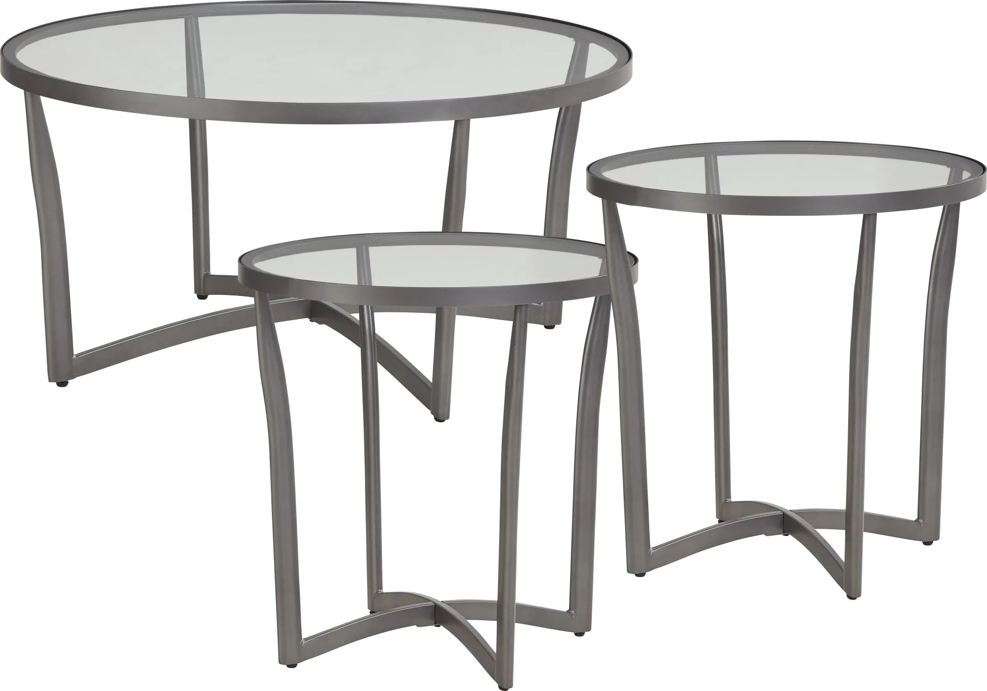Tipton Terrace Black 3 Pc Occasional Table Set - Image 1