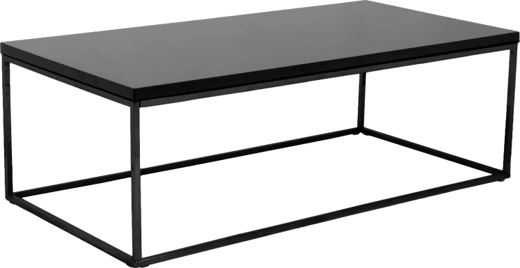 Clower Black Cocktail Table
