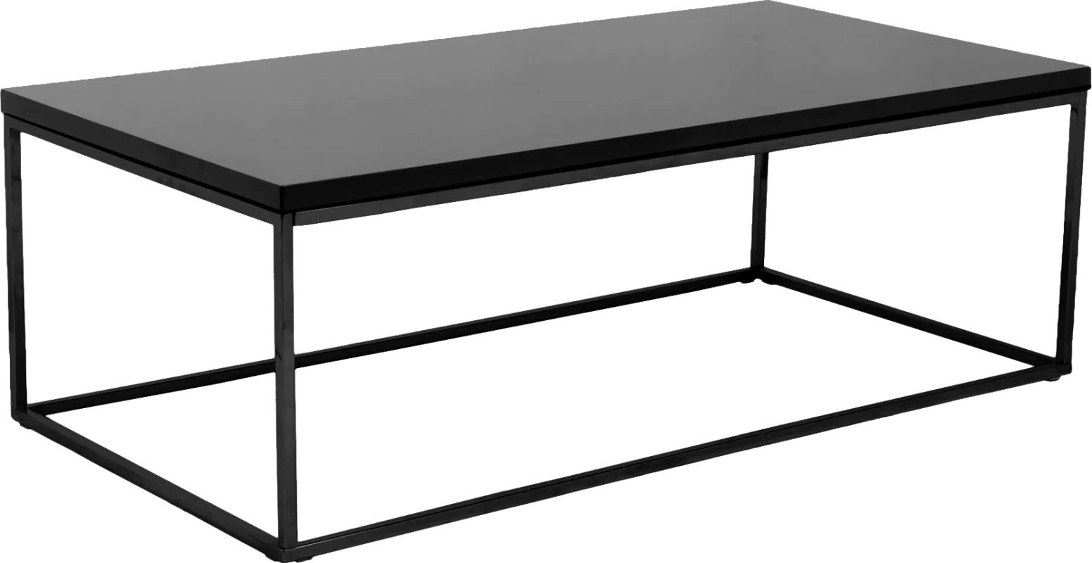 Clower Black Cocktail Table