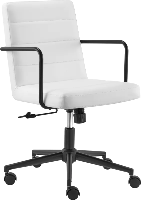Houkom White Office Chair