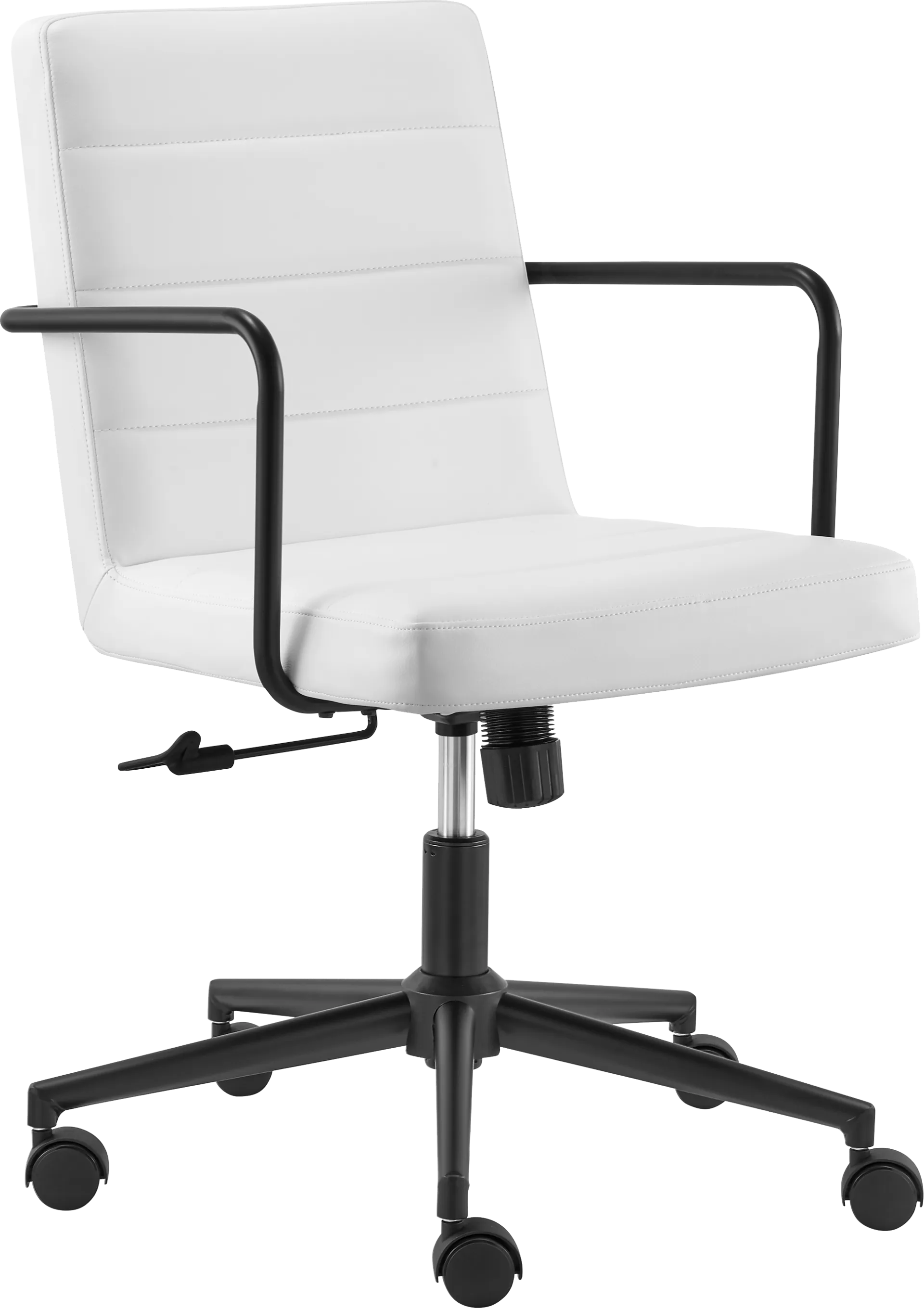 Houkom White Office Chair - Image 1