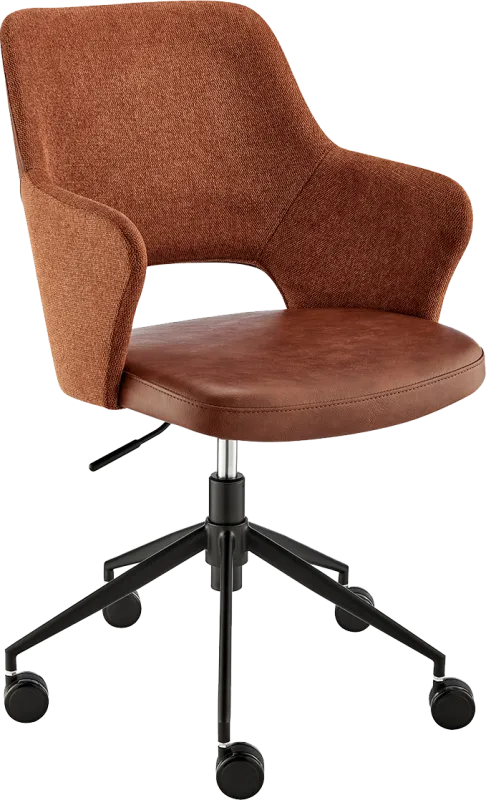 Quiment Dark Brown Office Chair