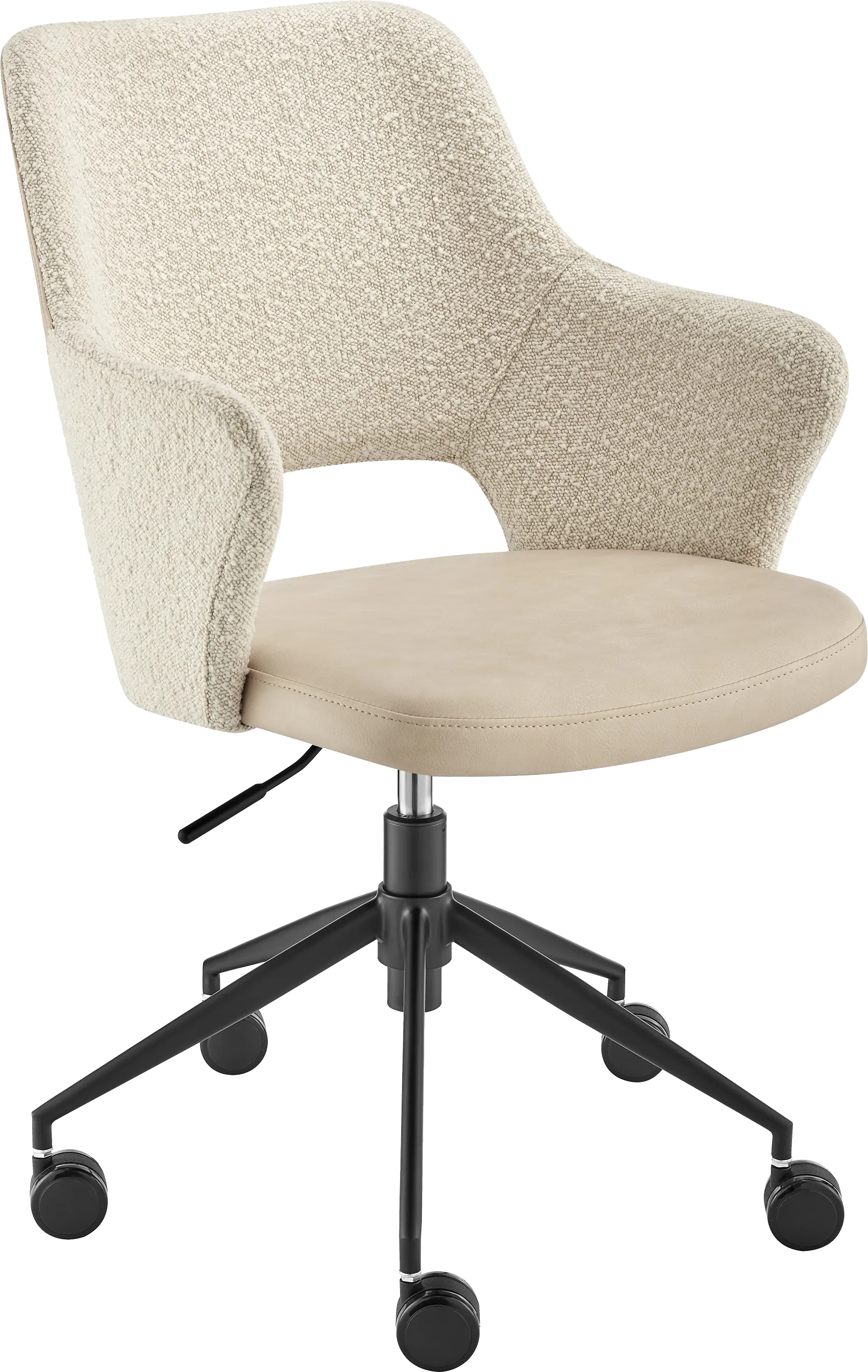 Quiment Ivory Office Chair - Thumbnail - Image 1