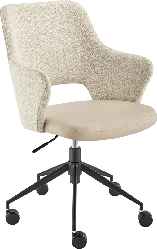 Quiment Ivory Office Chair
