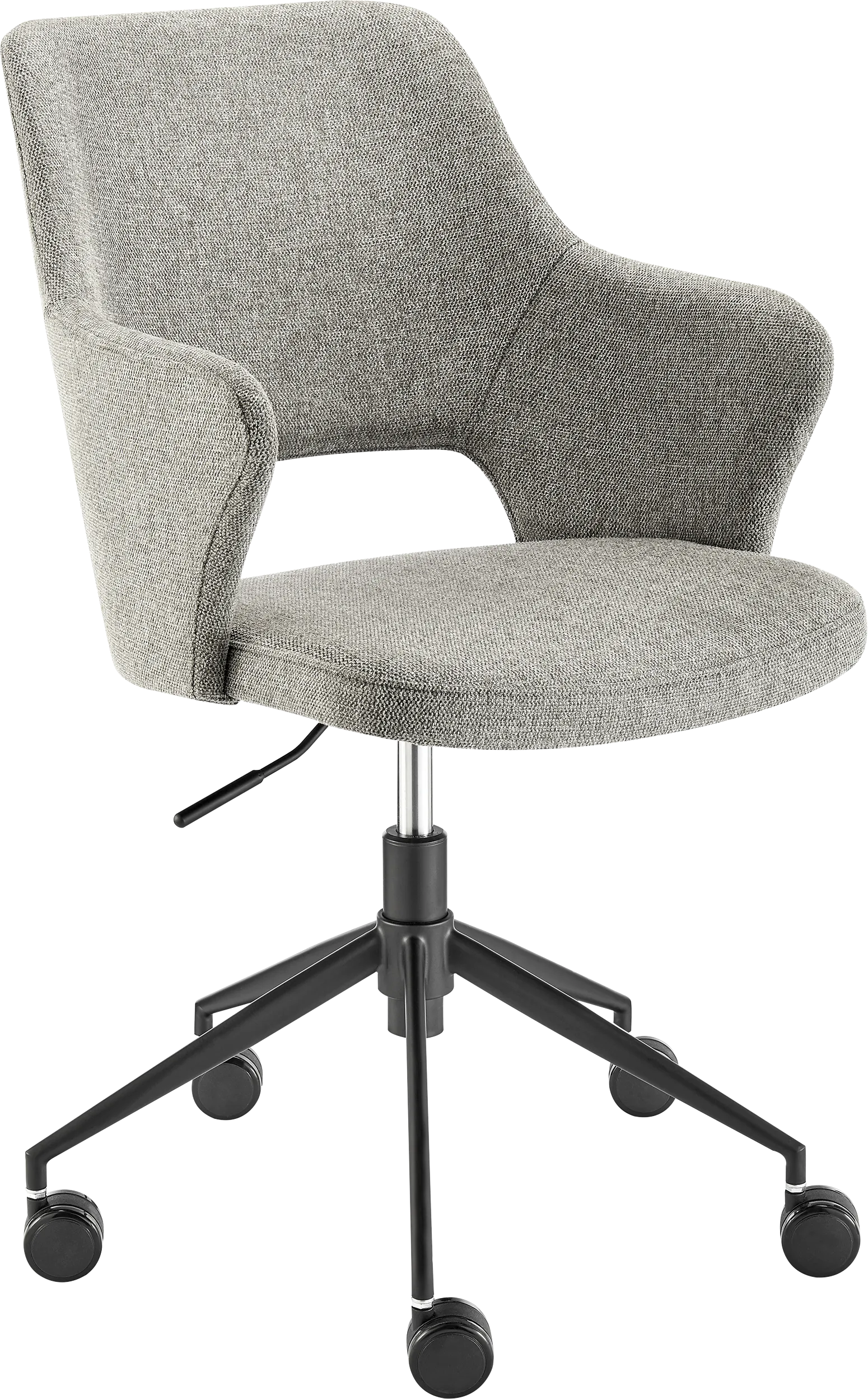 Quiment Light Gray Office Chair - Thumbnail - Image 1