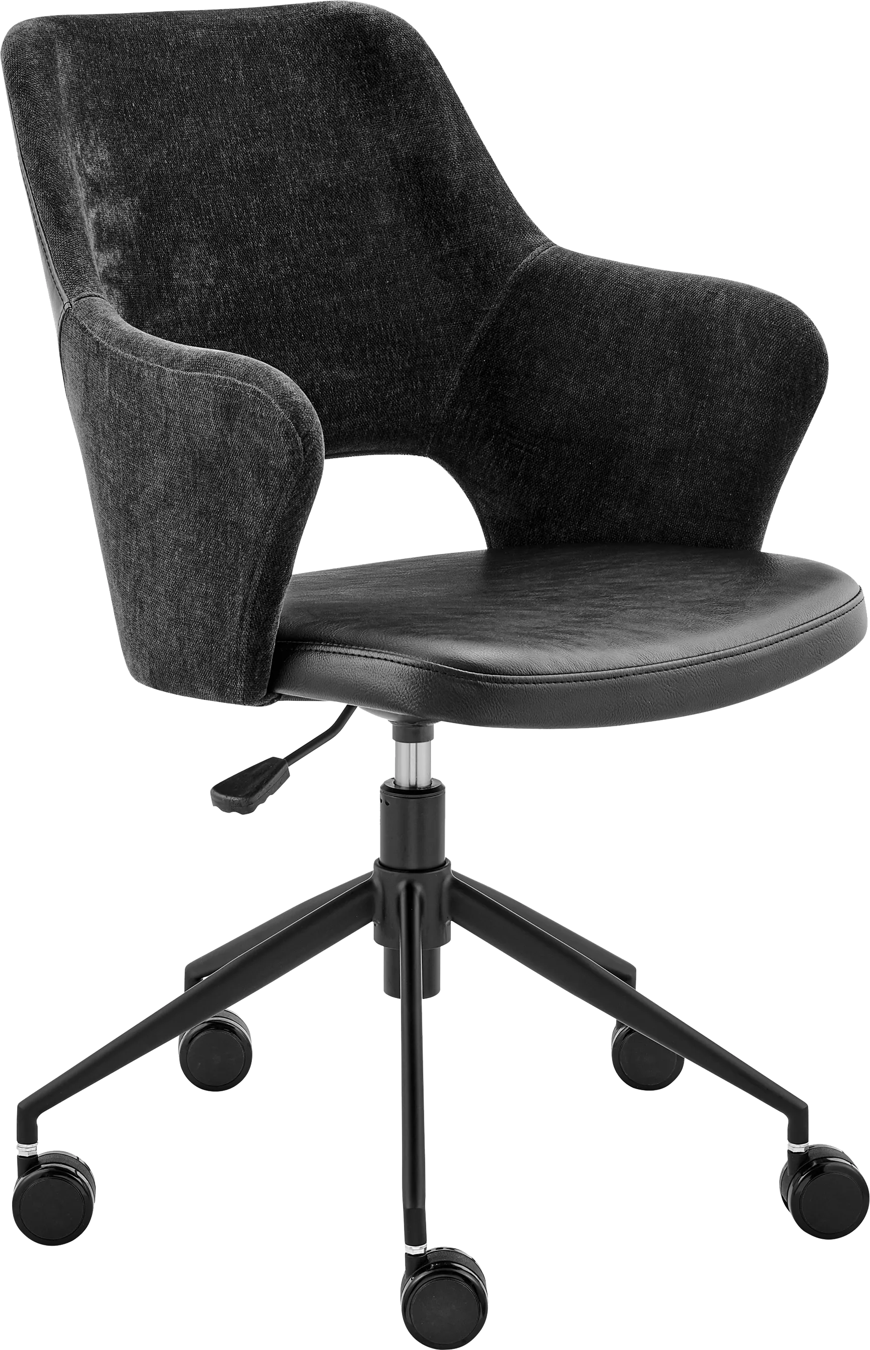 Quiment Black Office Chair - Thumbnail - Image 1