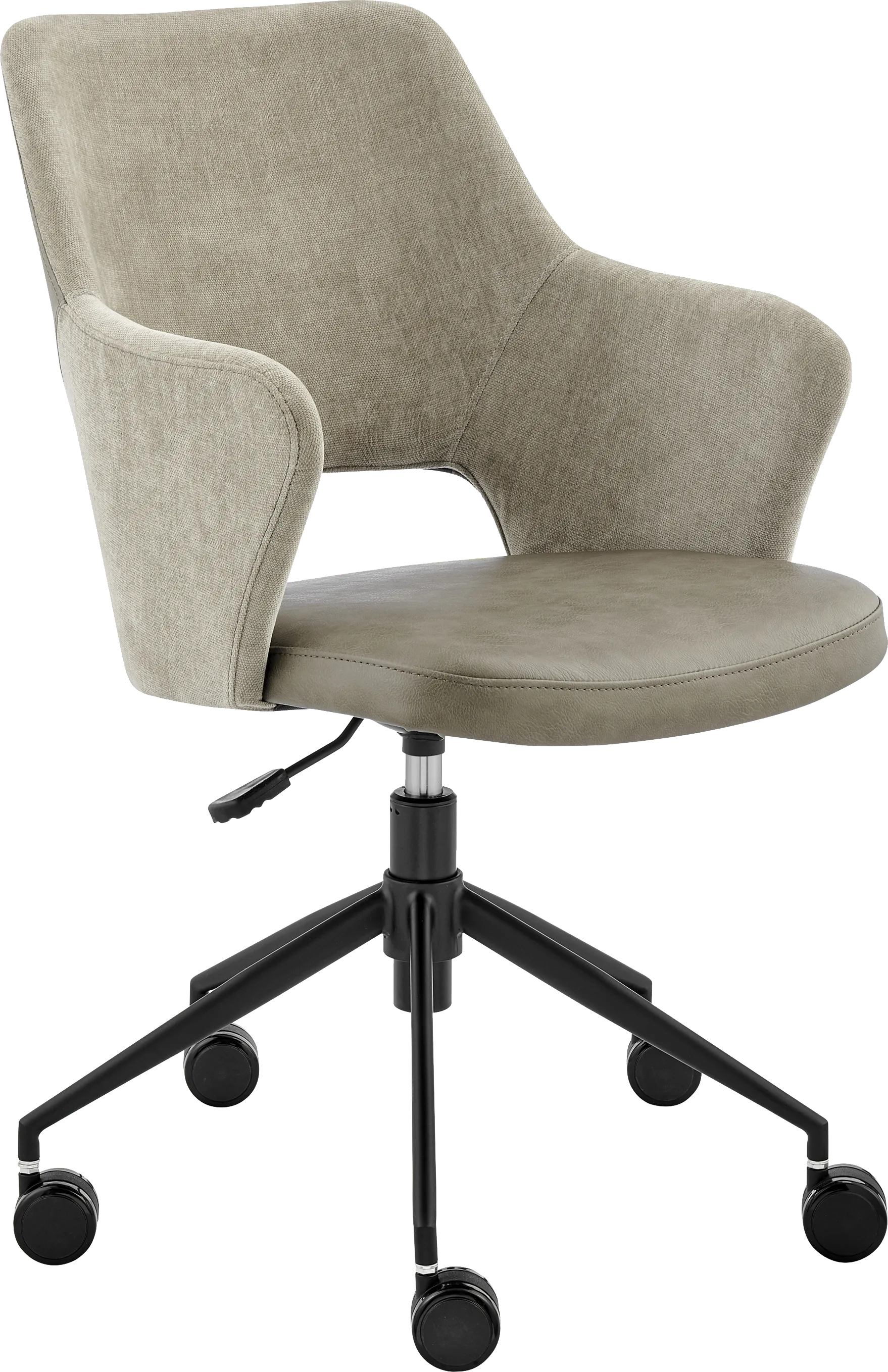 Quiment Taupe Office Chair - Image 1