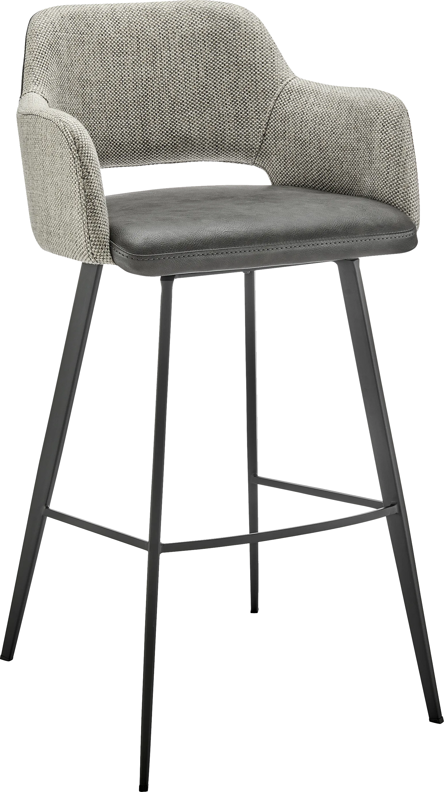 Reder Dark Gray Barstool - Thumbnail - Image 1