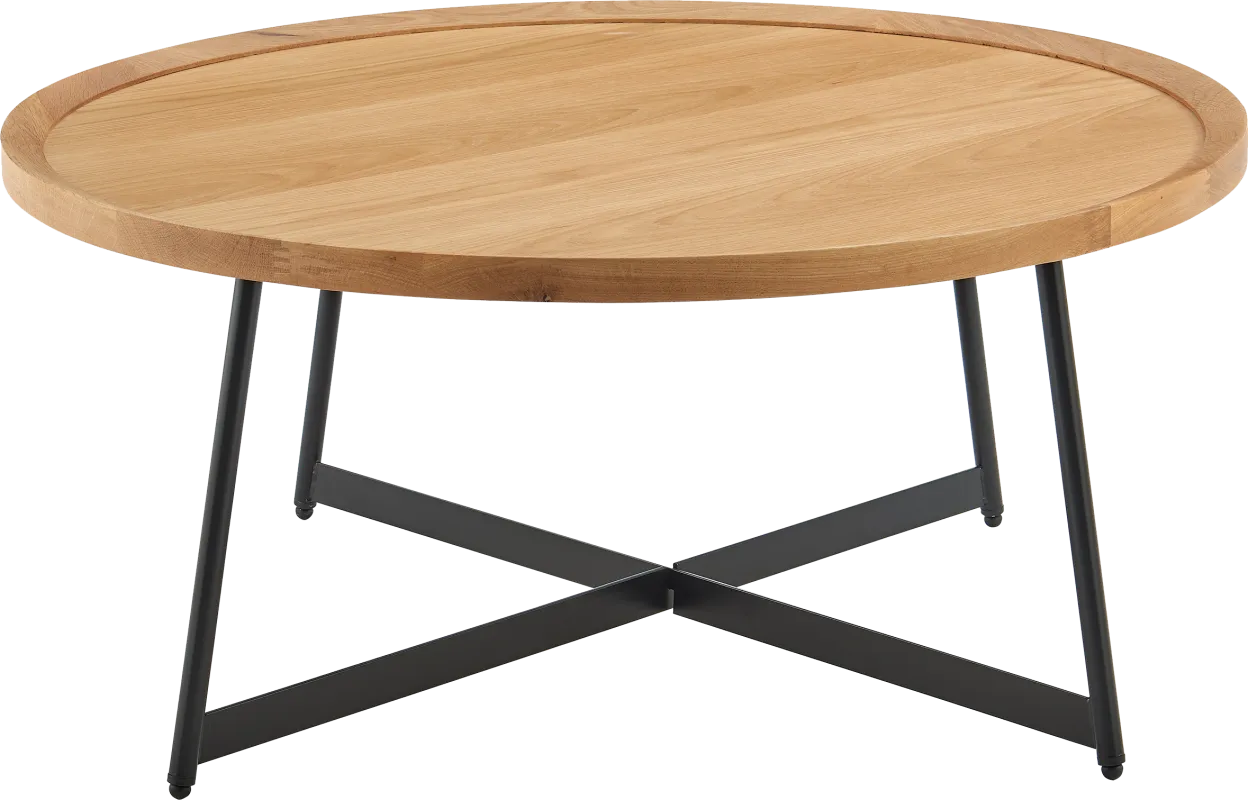Fraust Oak Small Cocktail Table