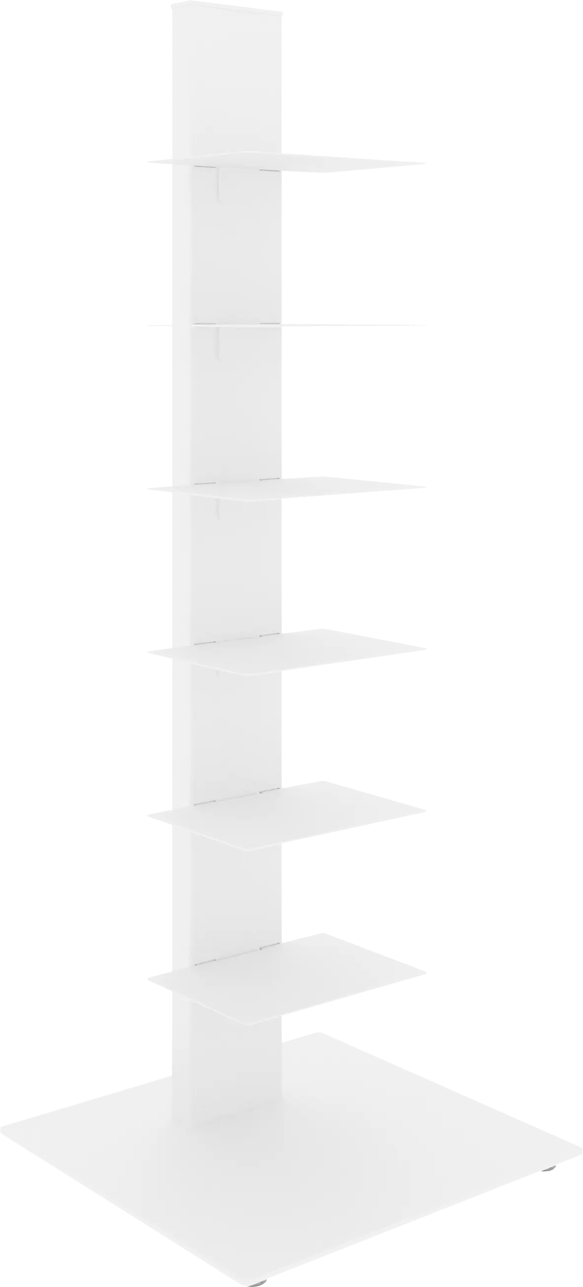 Lukens I White Bookcase Tower