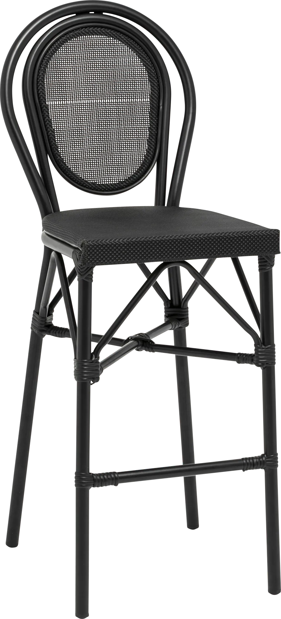 Gately Black Barstool - Thumbnail - Image 1