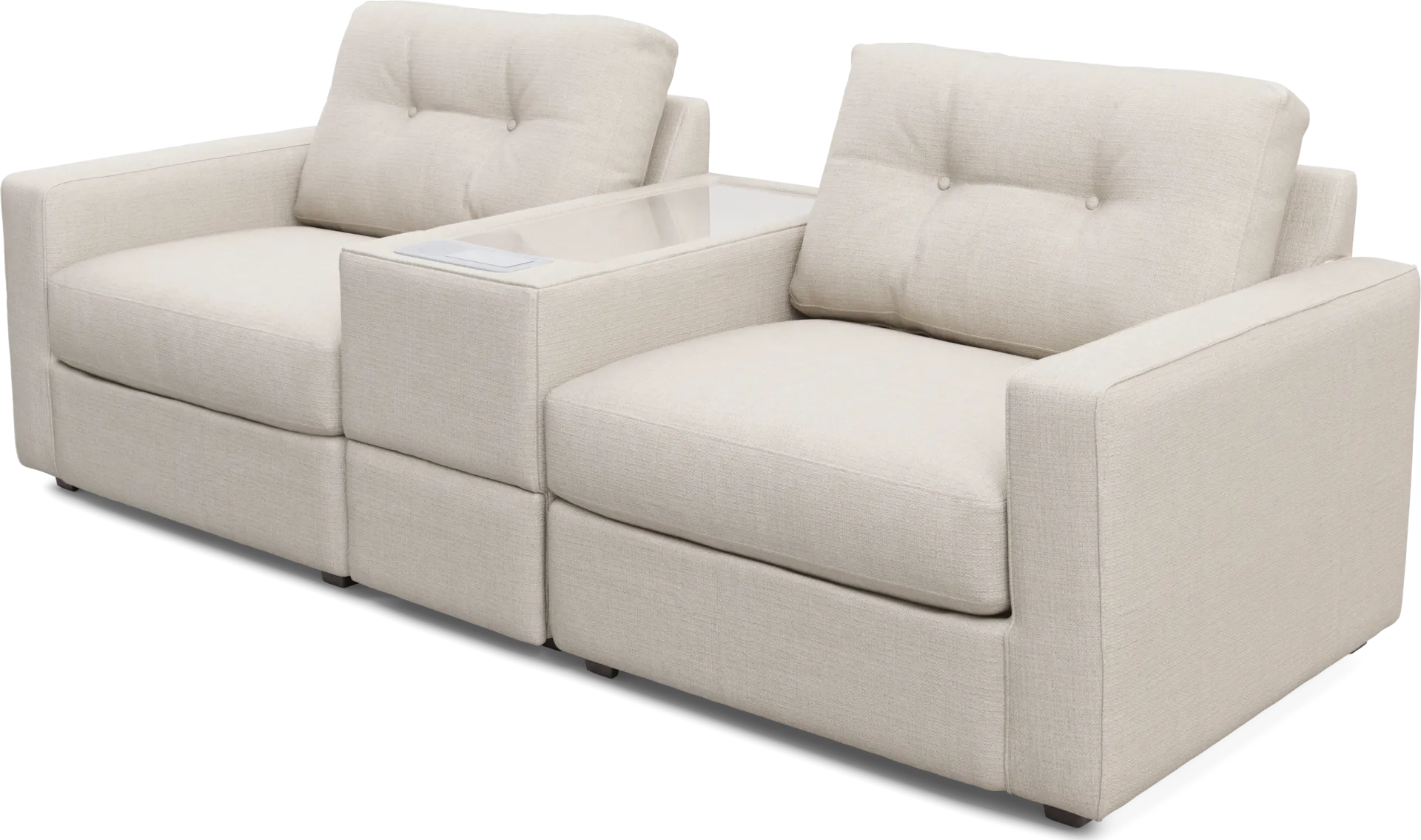 Oyster 3 Pc ModularOne with Media Console - Image 1