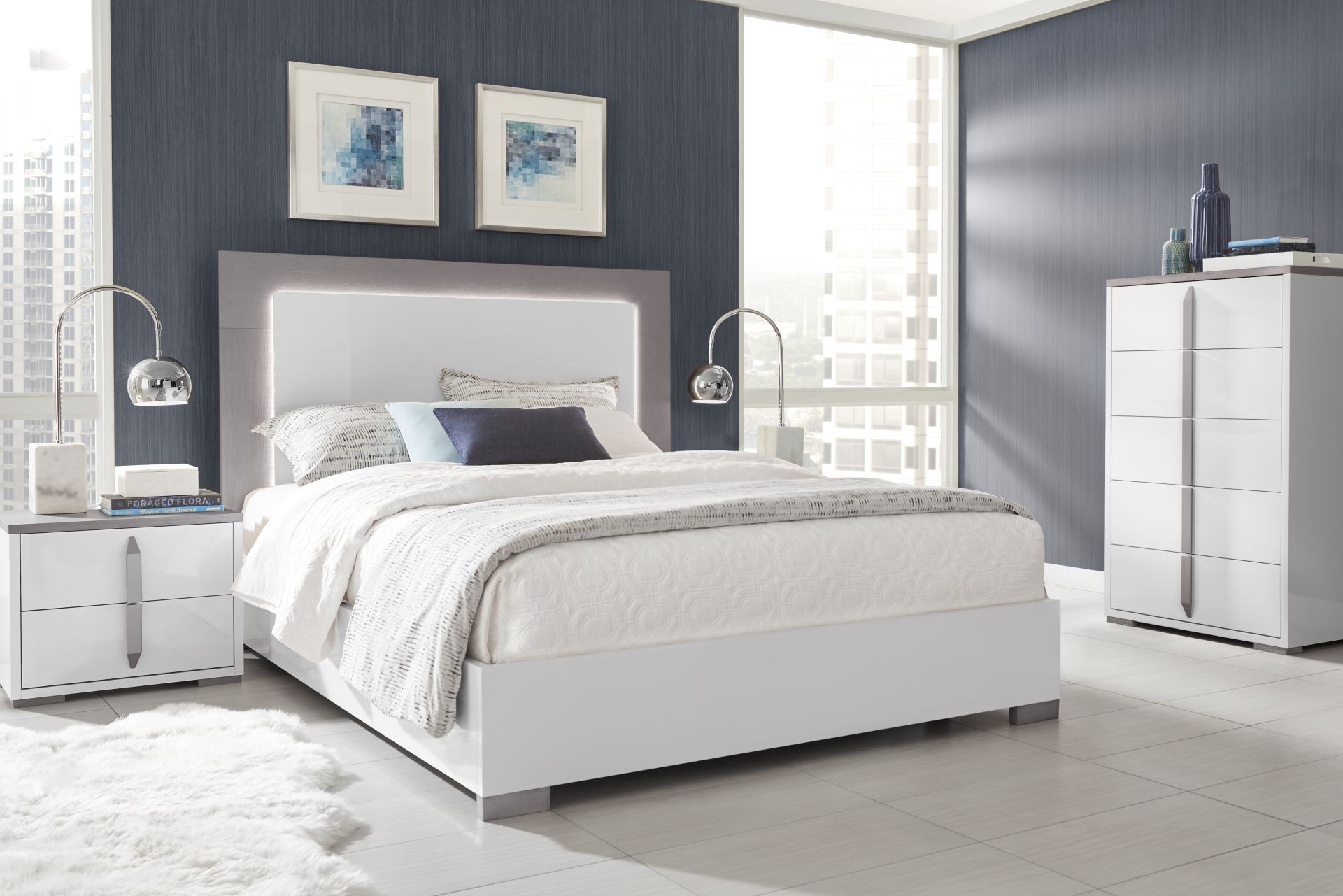 Park Slope White 5 Pc Queen Bedroom - Image 1