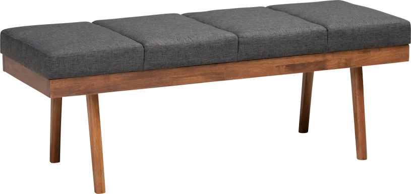 Merimac Charcoal Accent Bench