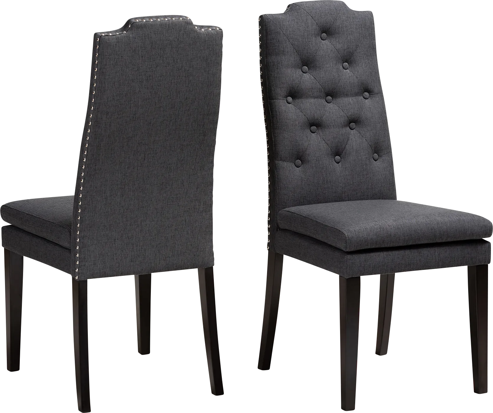 Delwood Charcoal Side Chair, Set of 2 - Thumbnail - Image 1
