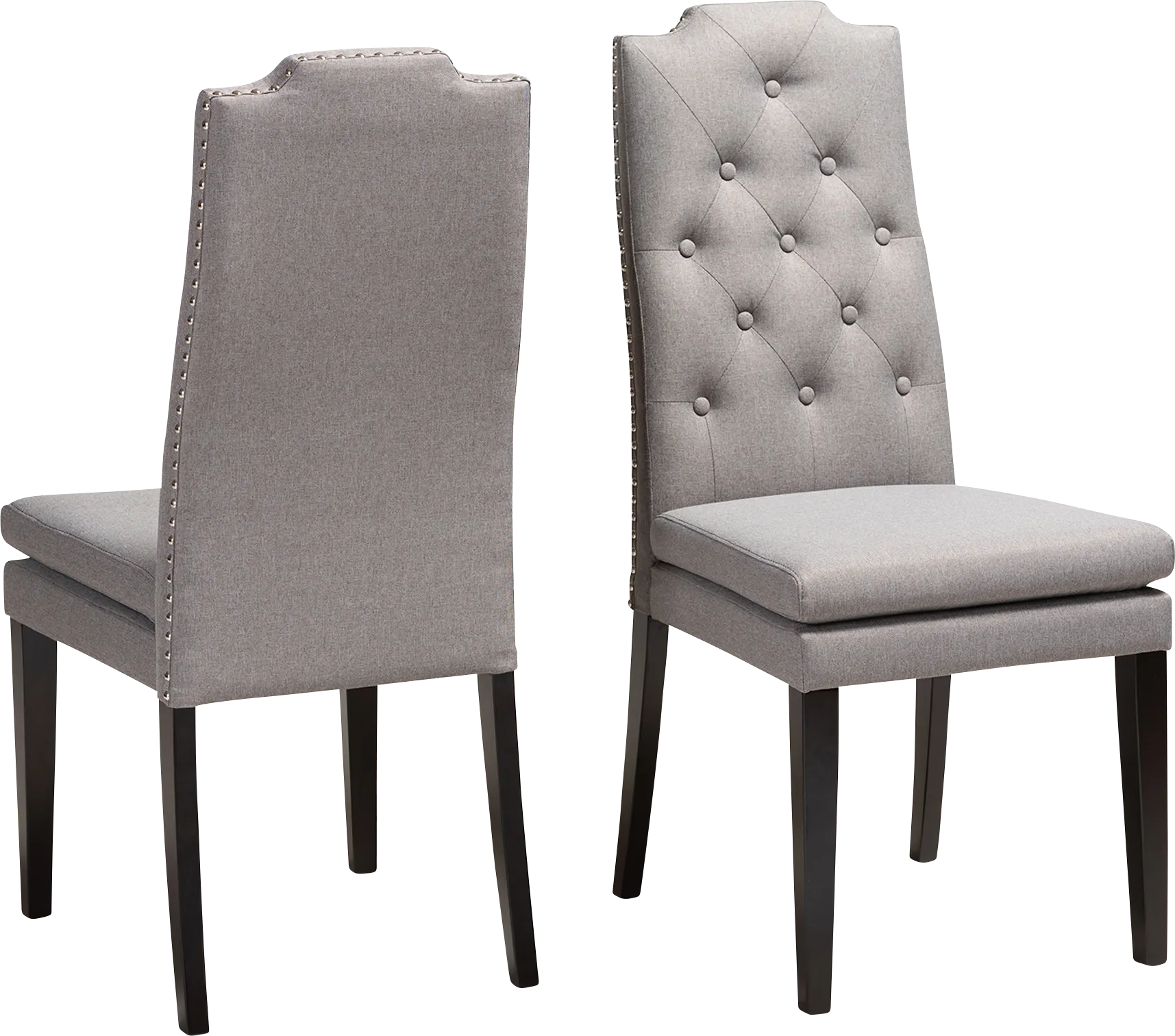 Delwood Gray Side Chair, Set of 2 - Image 1
