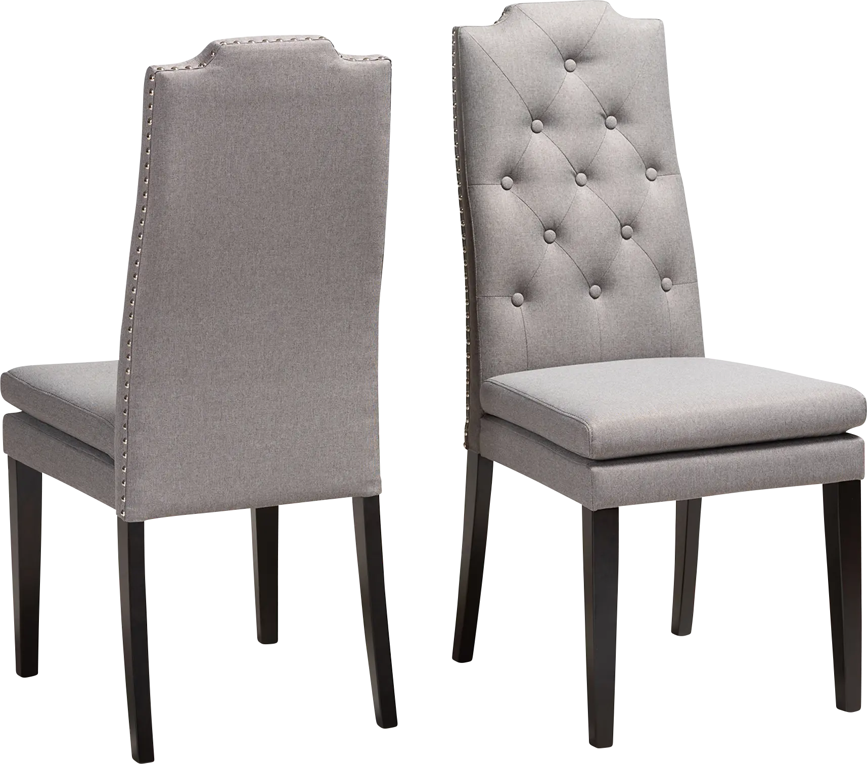 Delwood Gray Side Chair, Set of 2