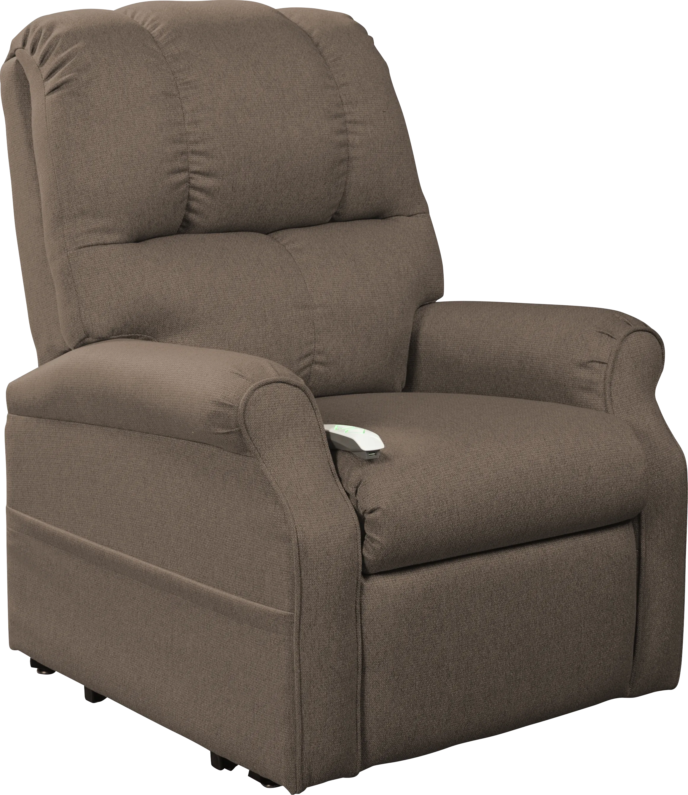 Pentonshire Brown Lift Chair Power Recliner - Thumbnail - Image 1
