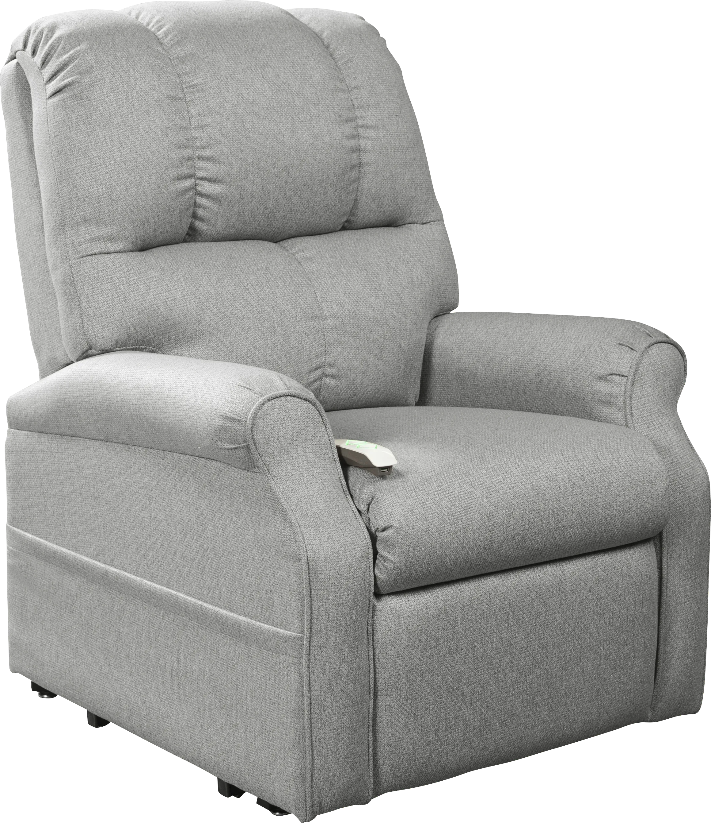 Pentonshire Gray Lift Chair Dual Power Recliner - Thumbnail - Image 1