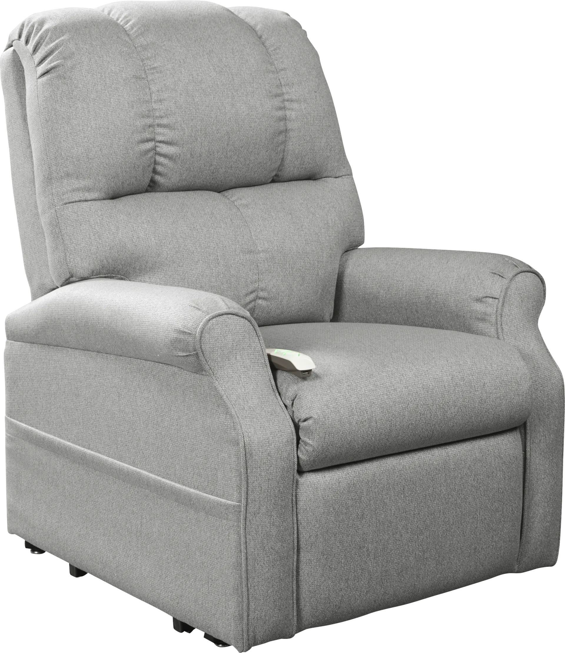 Pentonshire Gray Lift Chair Dual Power Recliner - Image 1