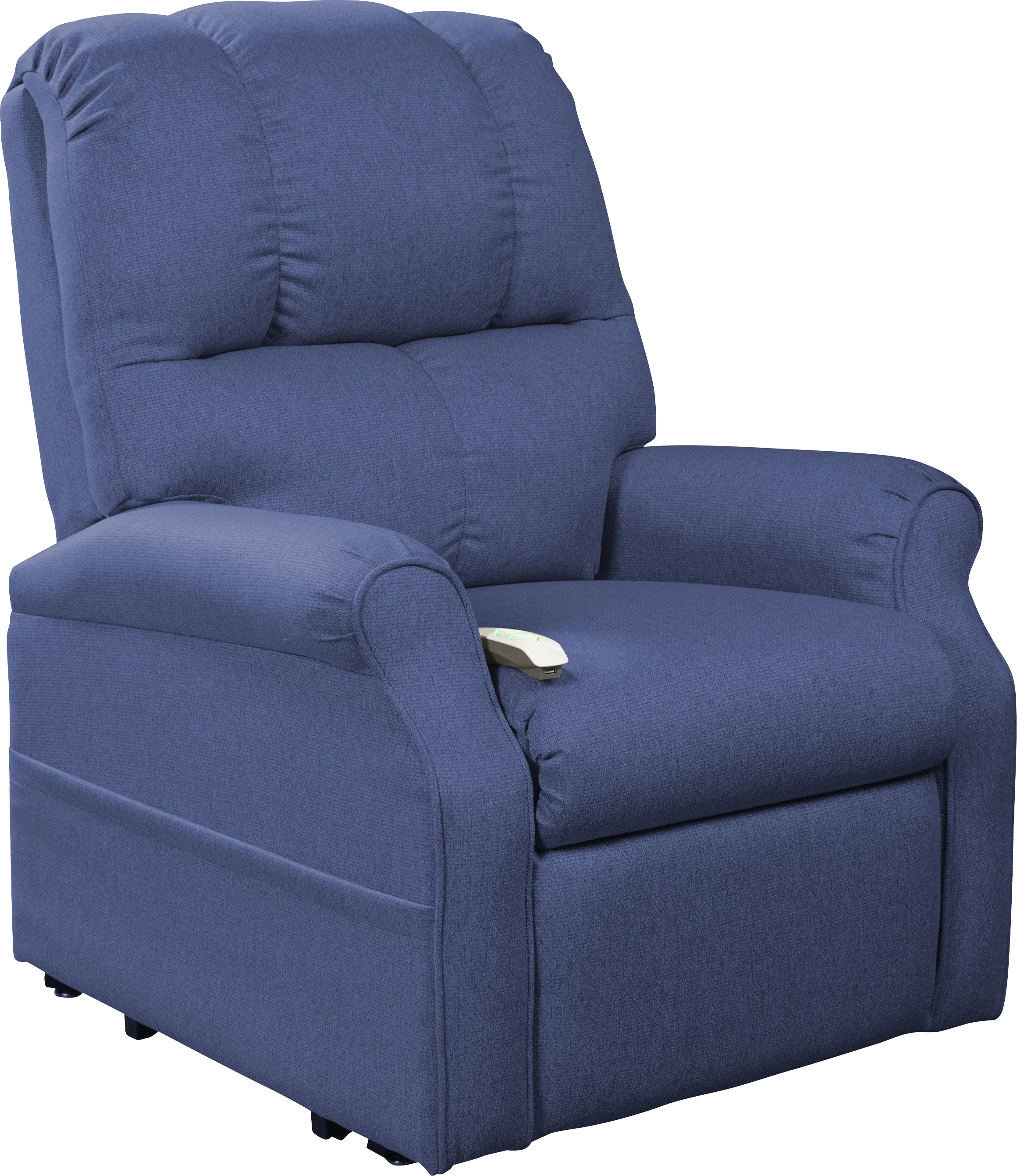 Pentonshire Blue Lift Chair Power Recliner - Thumbnail - Image 1