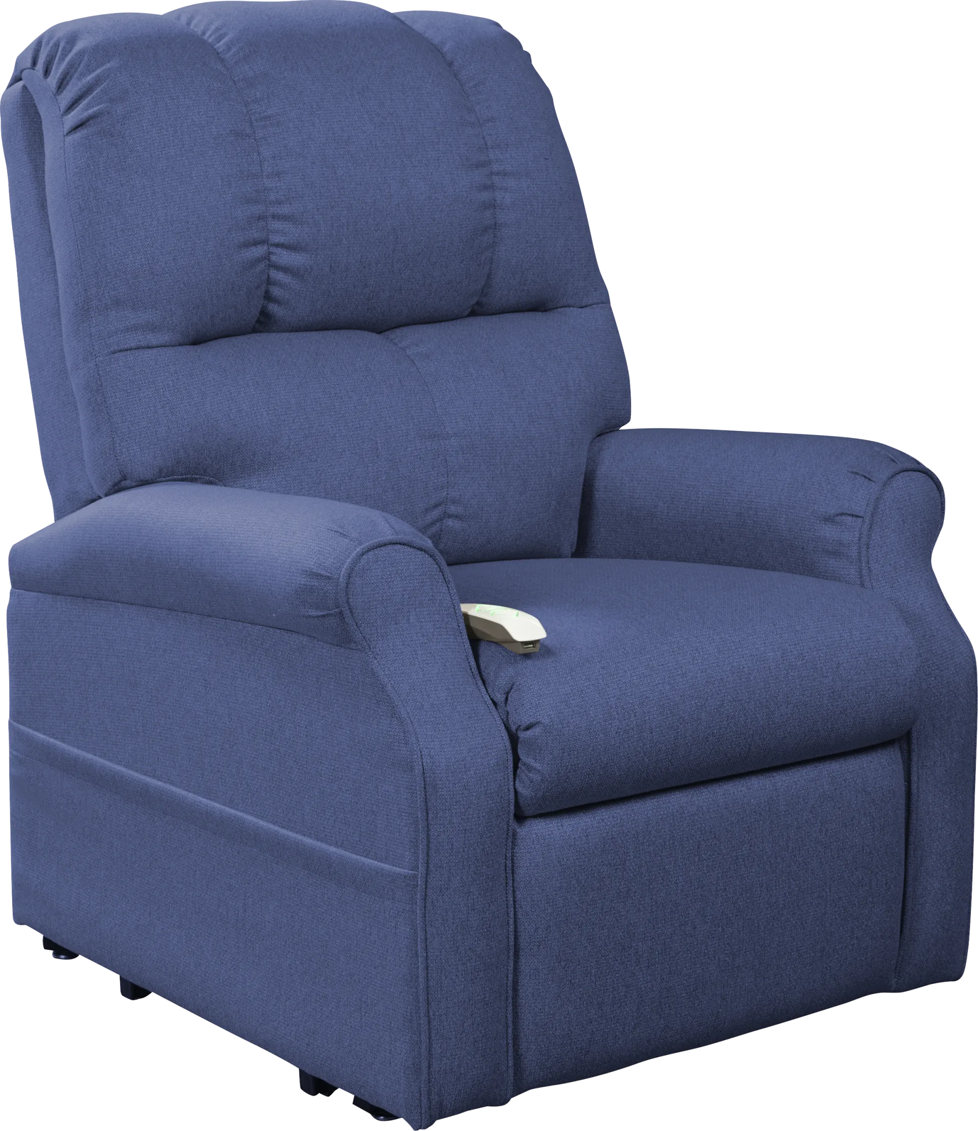 Pentonshire Blue Lift Chair Power Recliner - Image 1