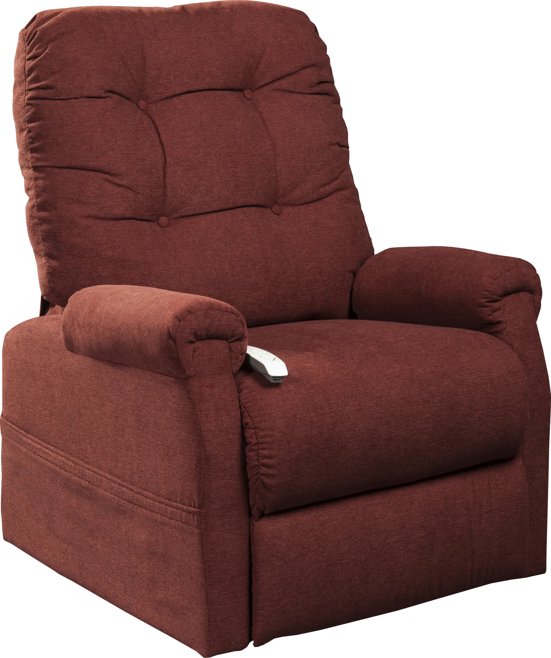 Pyron Red Lift Chair Dual Power Recliner - Image 1