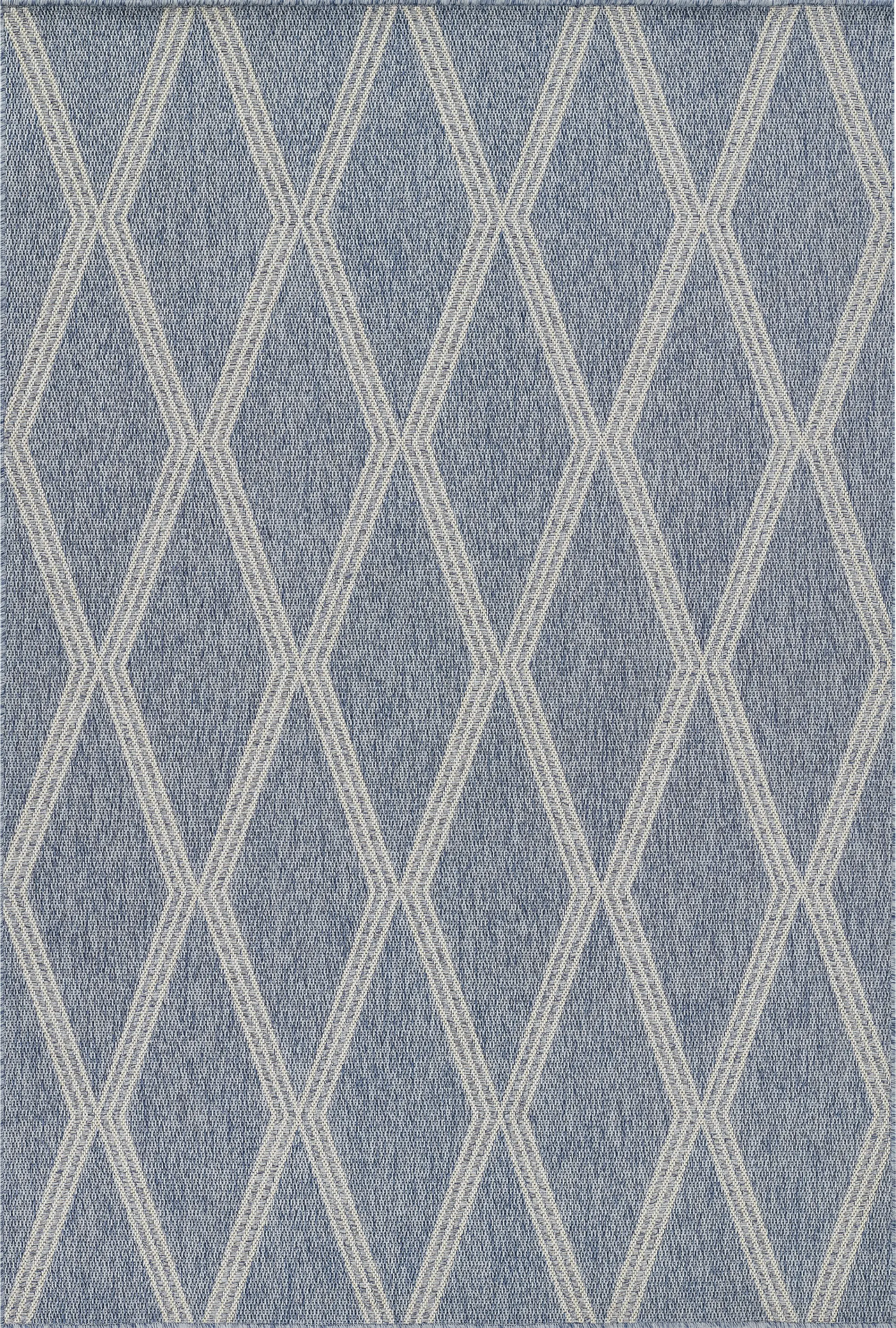 Capitello Blue 8' x 10' Indoor/Outdoor Rug