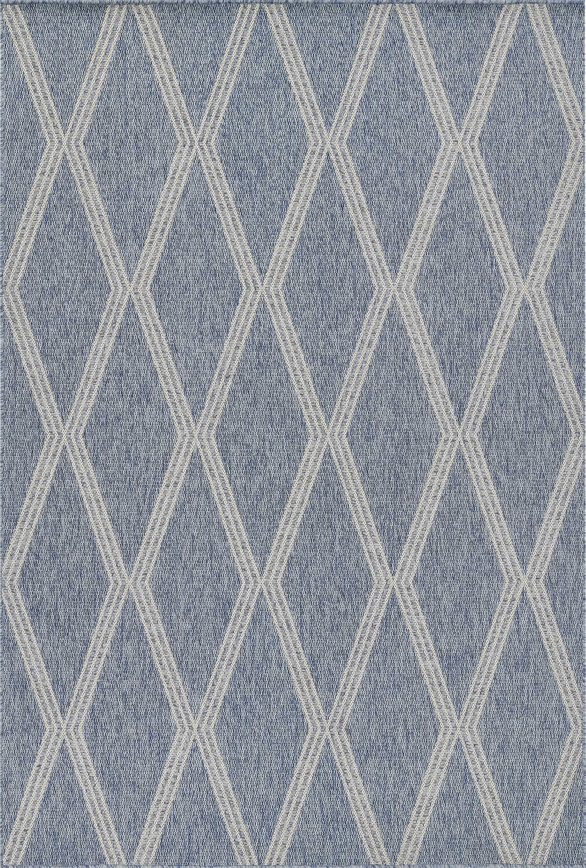 Capitello Blue 8' x 10' Indoor/Outdoor Rug - Image 1
