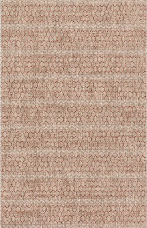Grand Isle Red 8' x 10' Indoor/Outdoor Rug