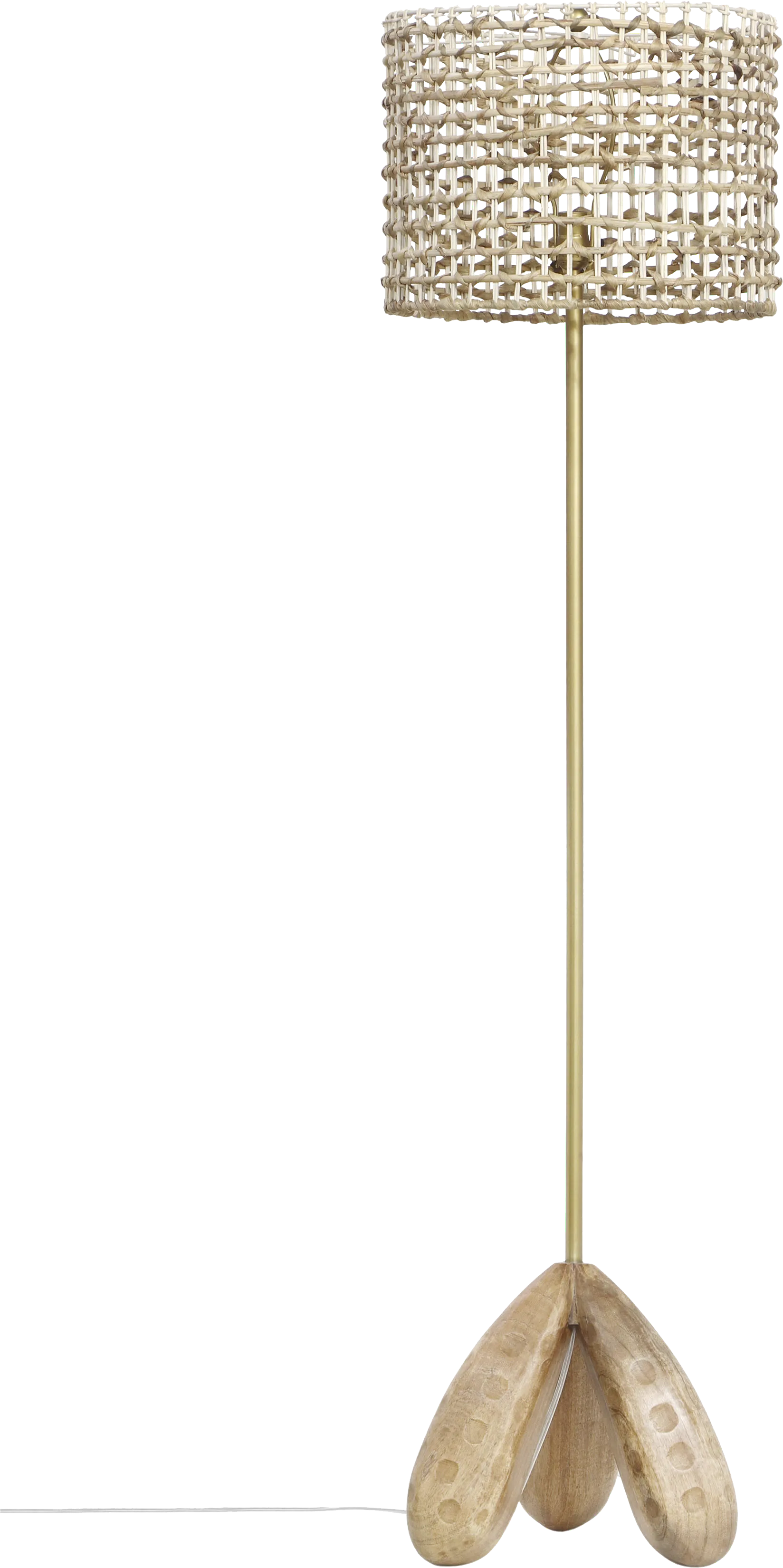 Tufts Oaks Natural Floor Lamp - Image 1